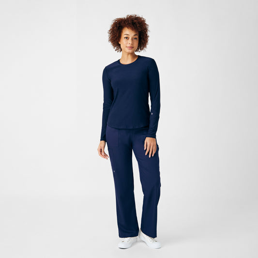 VIBE 1-Pocket Long-Sleeve Tee | Heather Navy