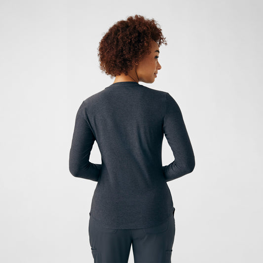 VIBE 1-Pocket Long-Sleeve Tee | Heather Pewter