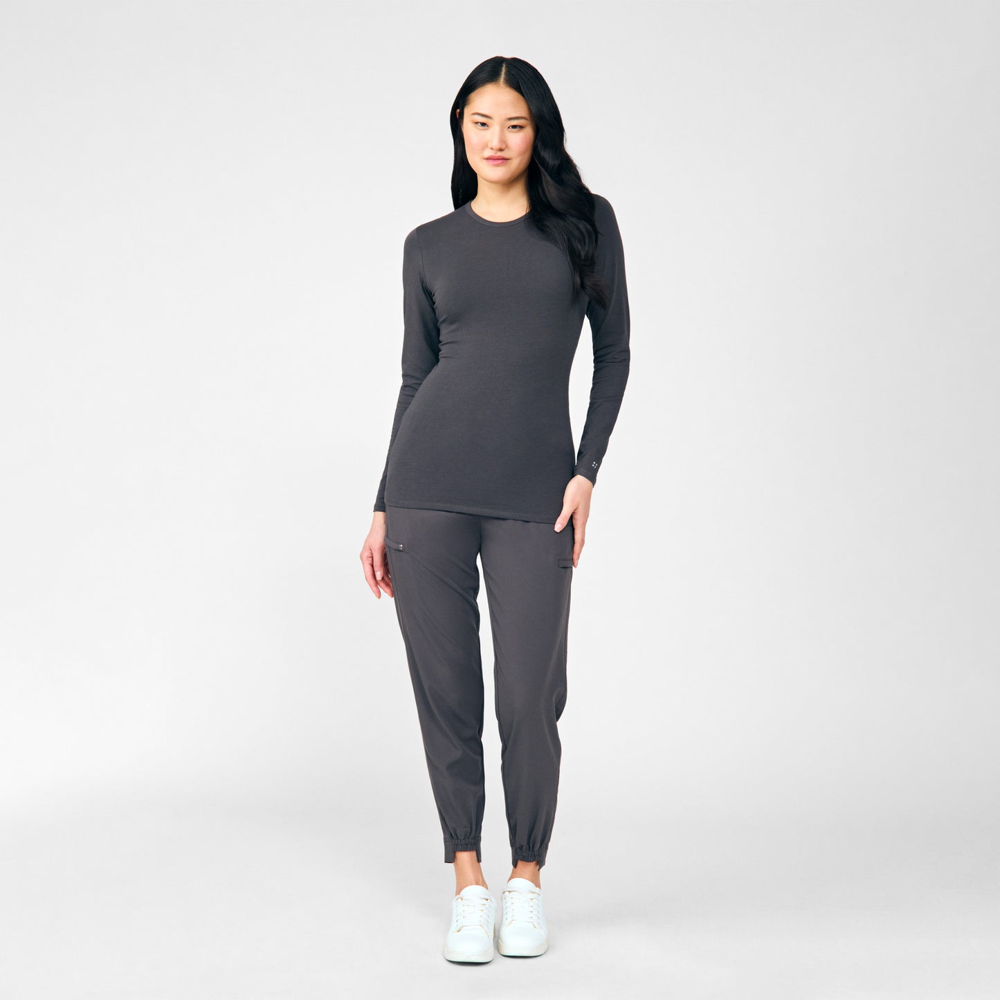 Long-Sleeve Tee  | Pewter