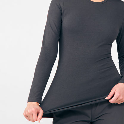 Long-Sleeve Tee  | Pewter