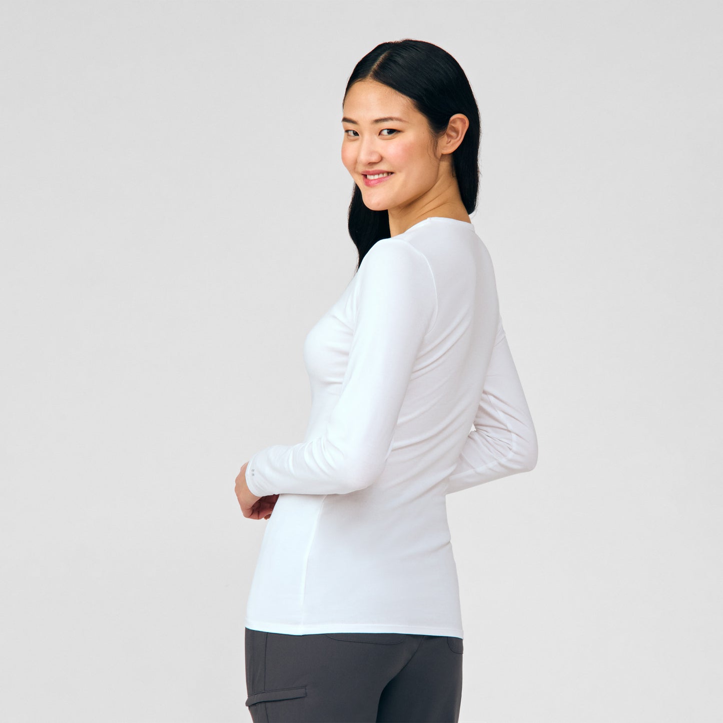 Long-Sleeve Tee  | White