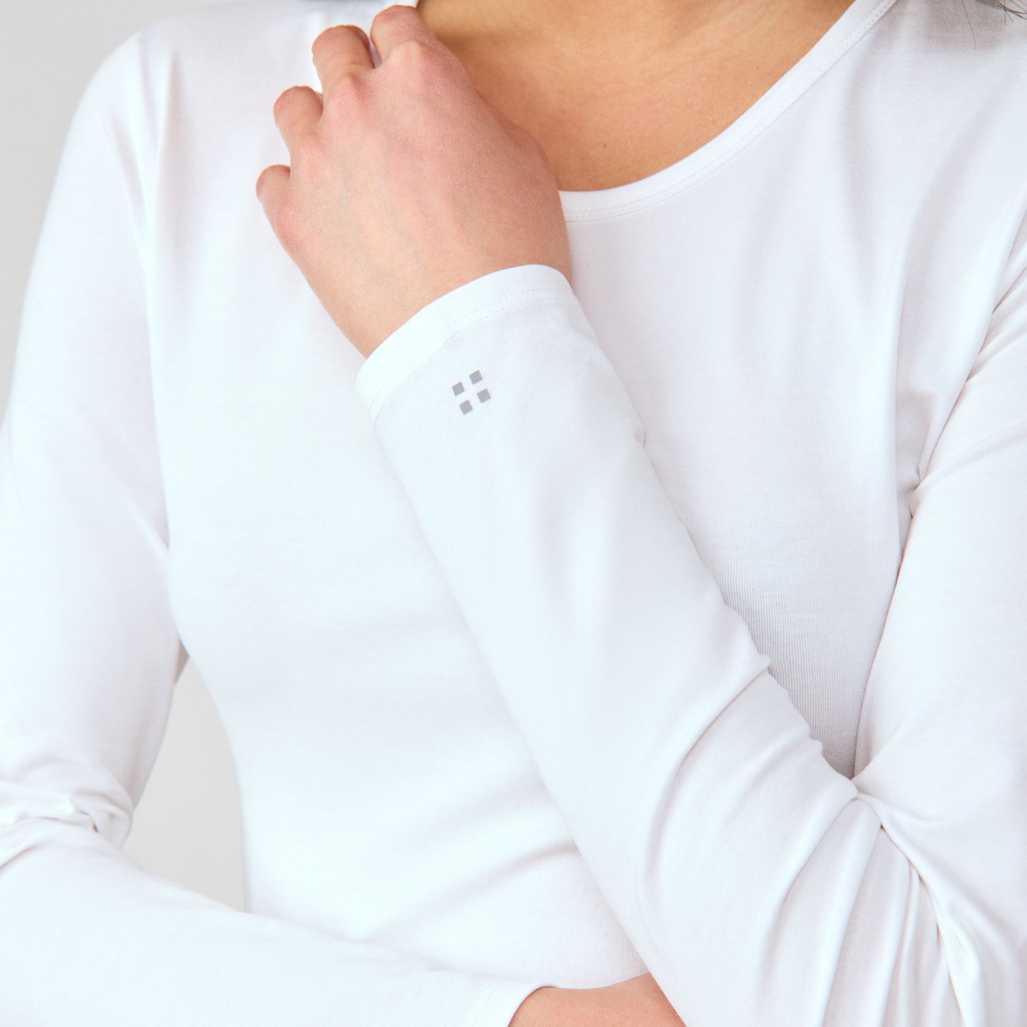 Long-Sleeve Tee  | White