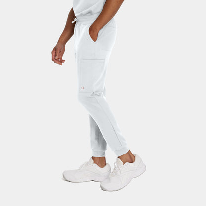 V-Tess Jogger Pants  | White