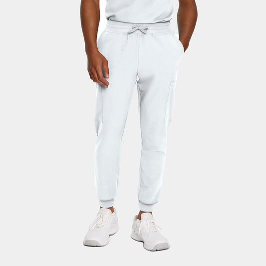 V-Tess Jogger Pants  | White
