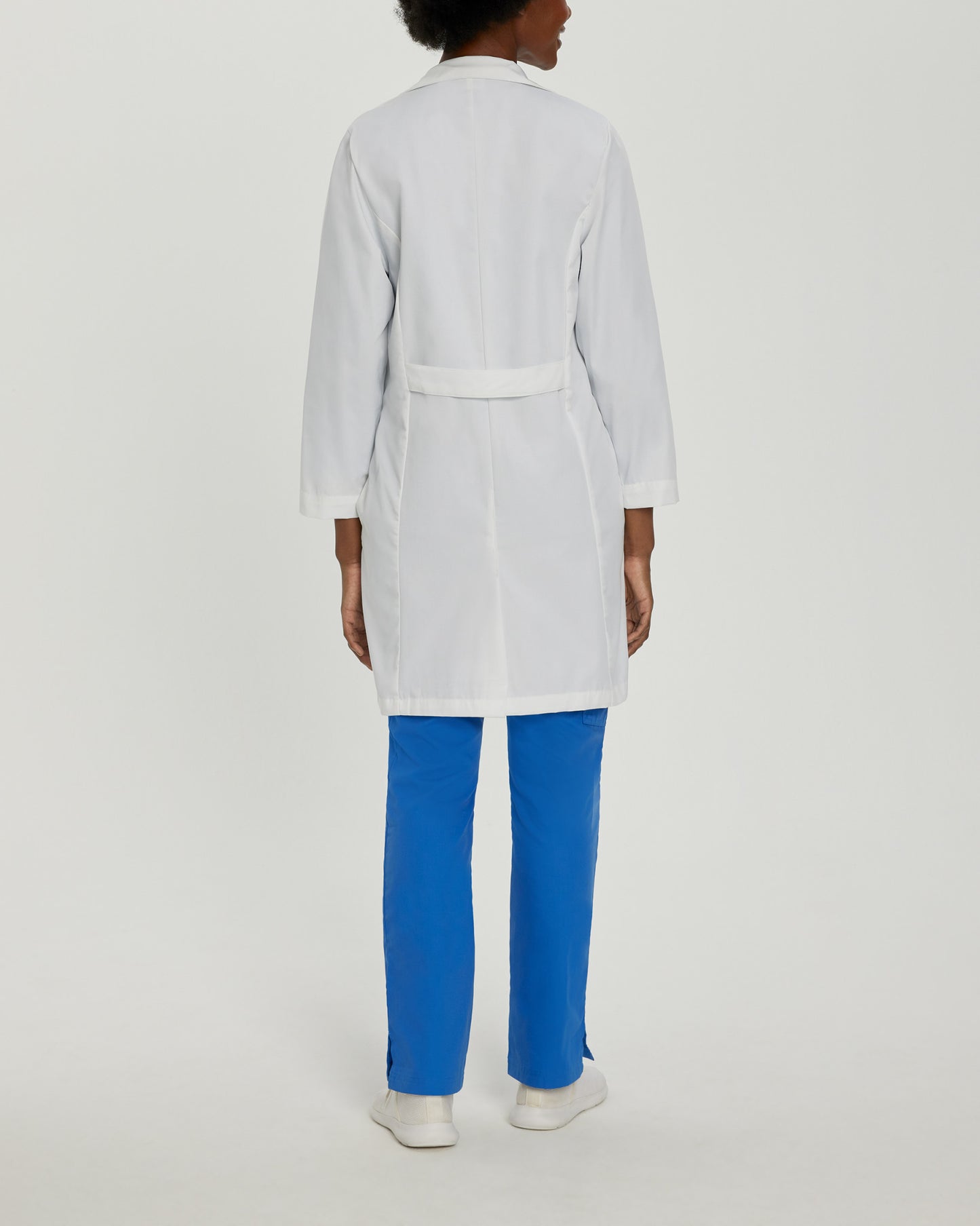 5-Pocket Full-Length White Coat  | White Twill