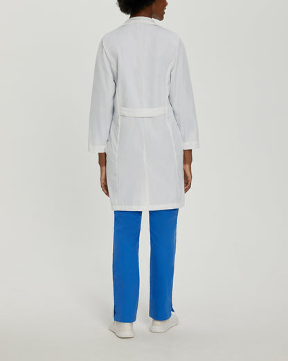 5-Pocket Full-Length White Coat  | White Twill