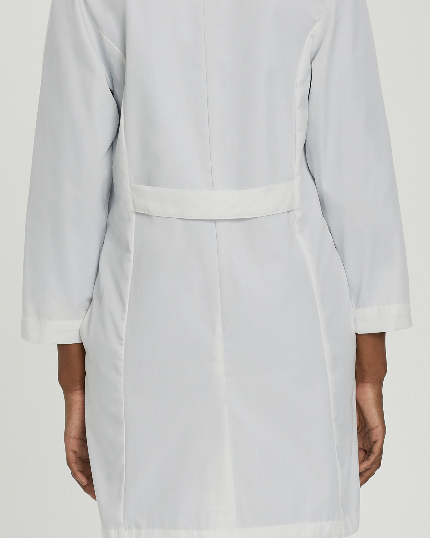 5-Pocket Full-Length White Coat  | White Twill
