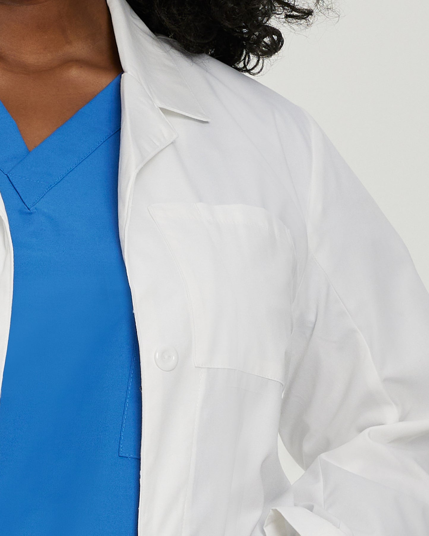 5-Pocket Full-Length Tablet White Coat  | White