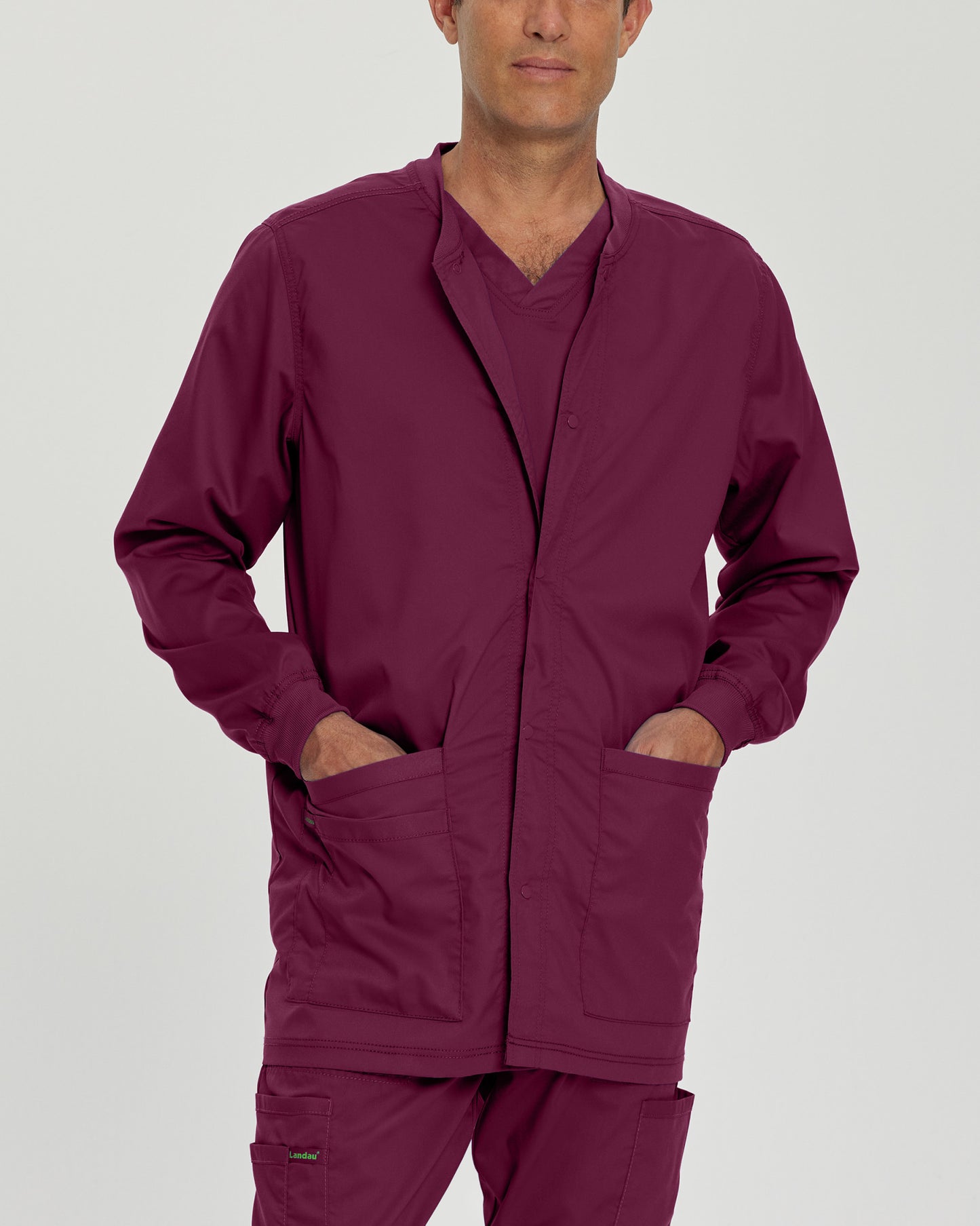 ProFlex 3-Pocket Warm-Up Jacket  | Wine