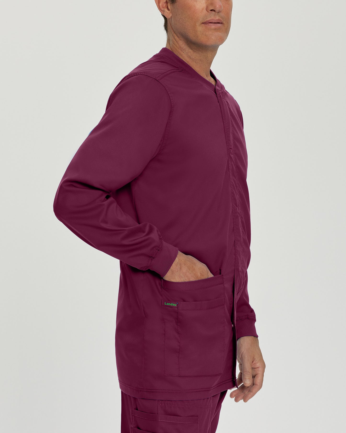 ProFlex 3-Pocket Warm-Up Jacket  | Wine