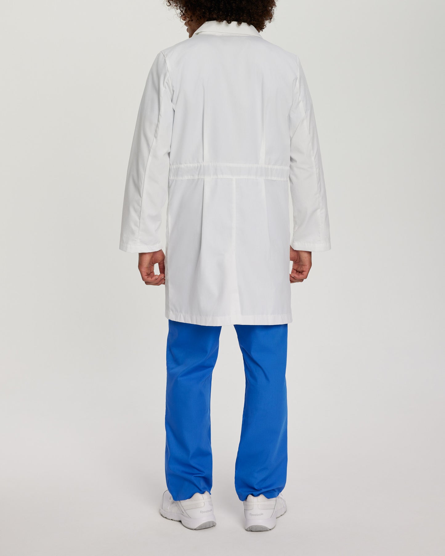 5-Pocket Mid-Length Tablet White Coat  | White