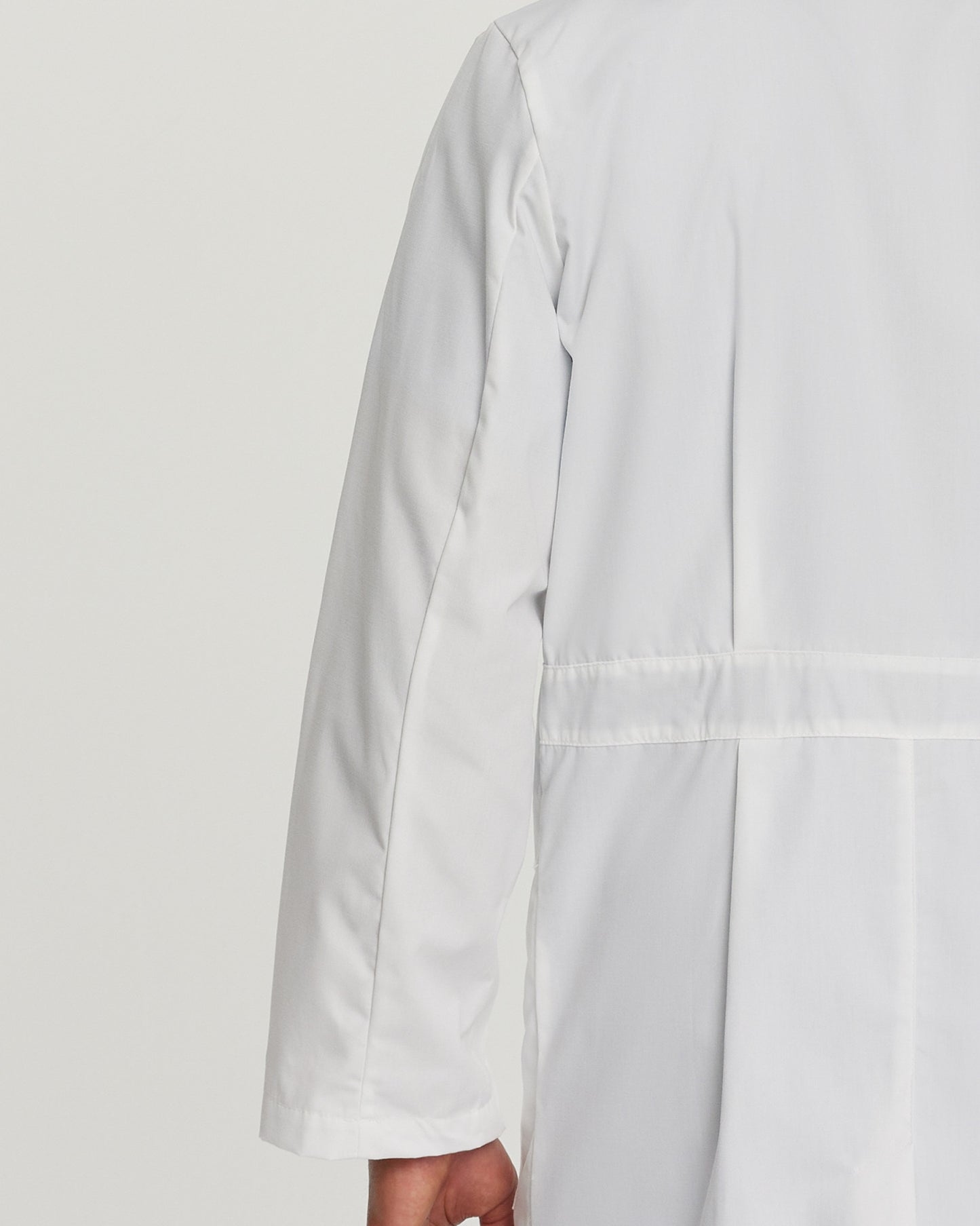 5-Pocket Mid-Length Tablet White Coat  | White