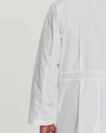 5-Pocket Mid-Length Tablet White Coat  | White