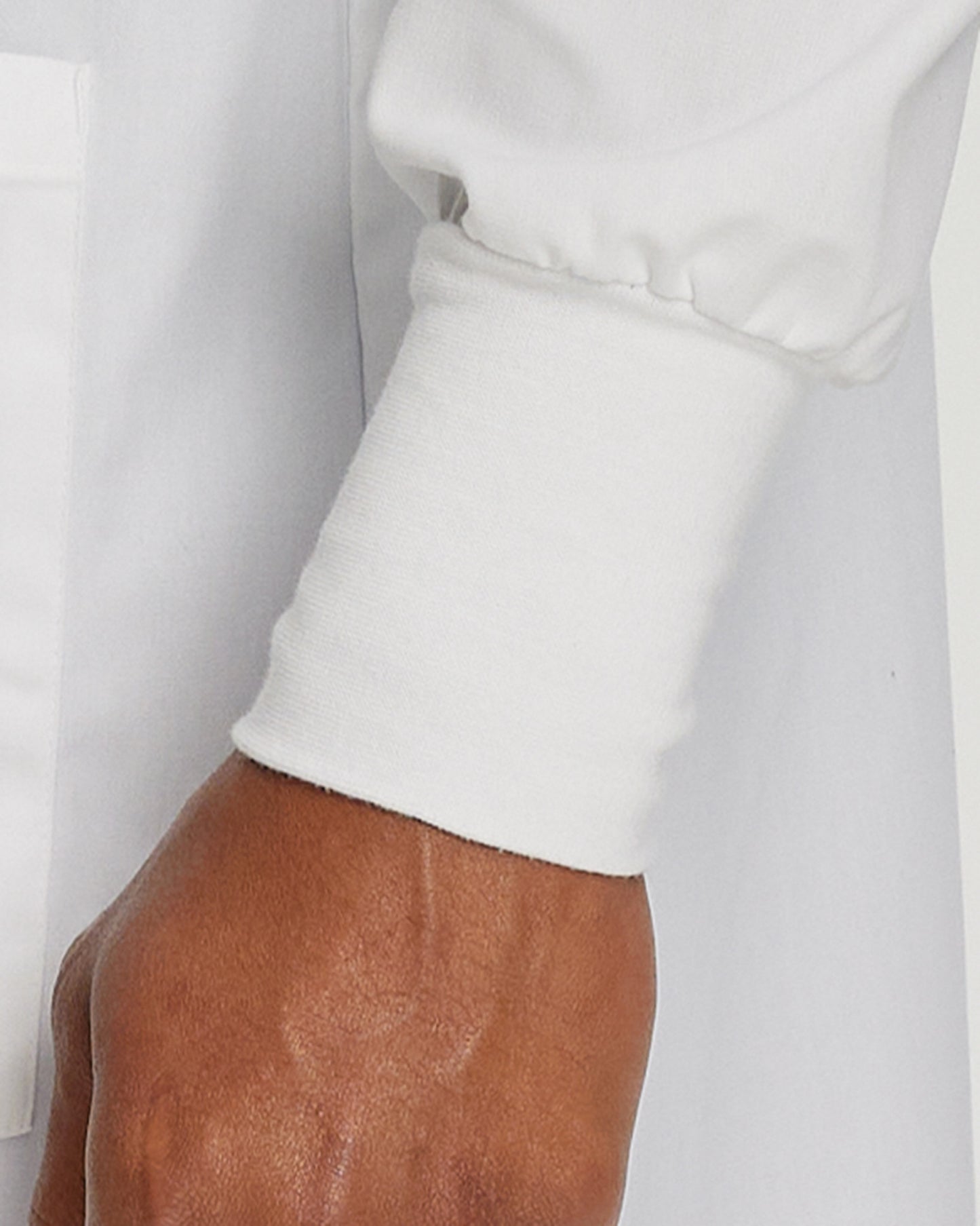 2-Pocket Full-Length White Coat  | White