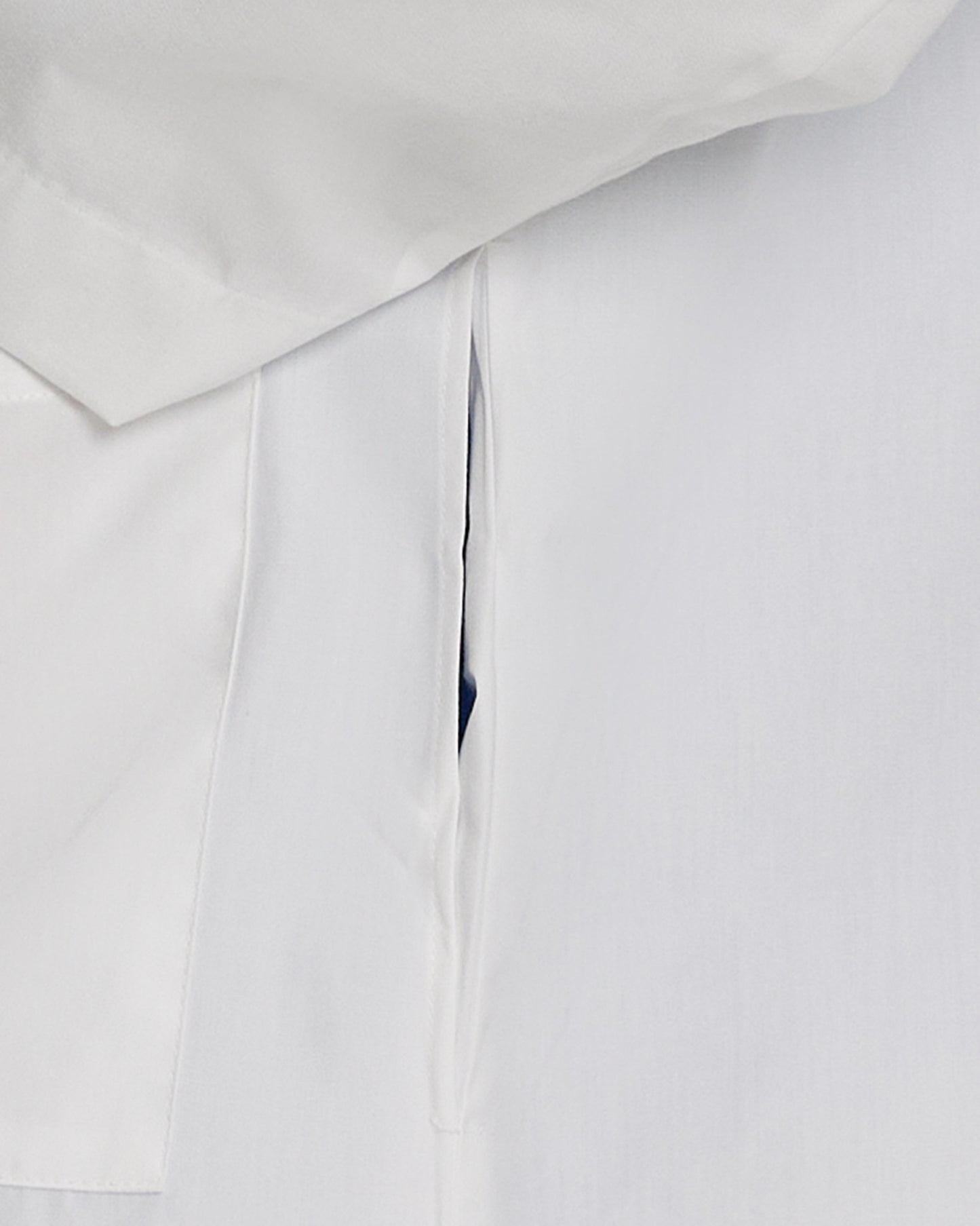 3-Pocket Full-Length White Coat  | White