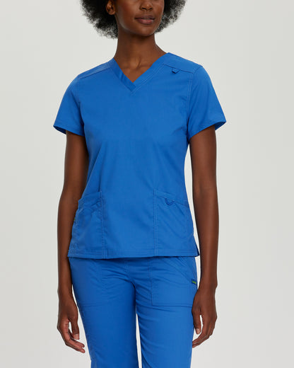 ProFlex 3-Pocket V-Neck Top  | Royal