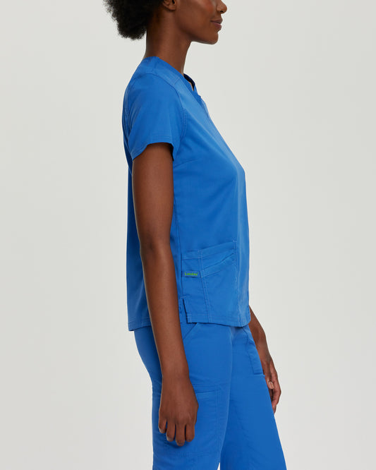 ProFlex 3-Pocket V-Neck Top  | Royal