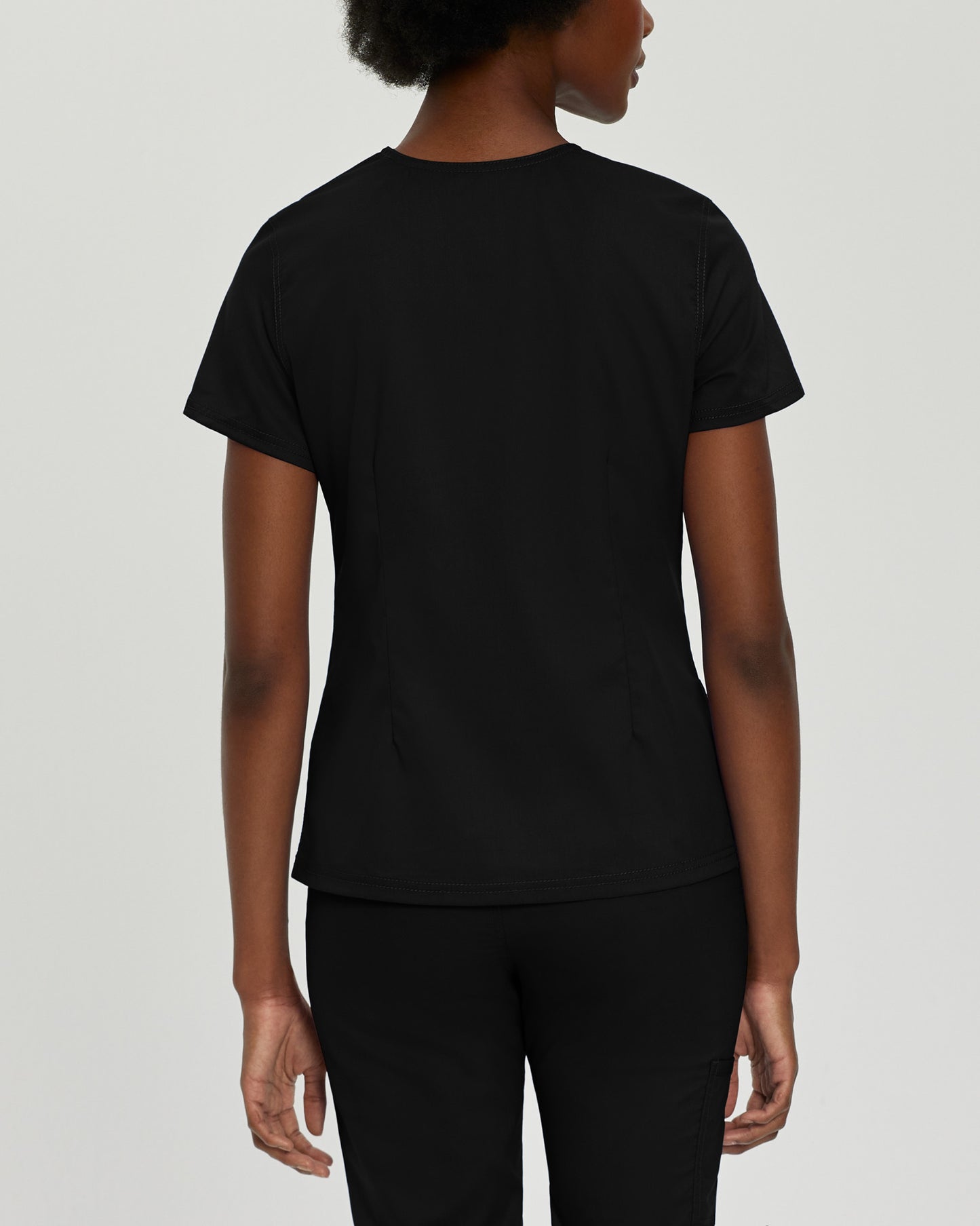 ProFlex 3-Pocket V-Neck Top  | Black