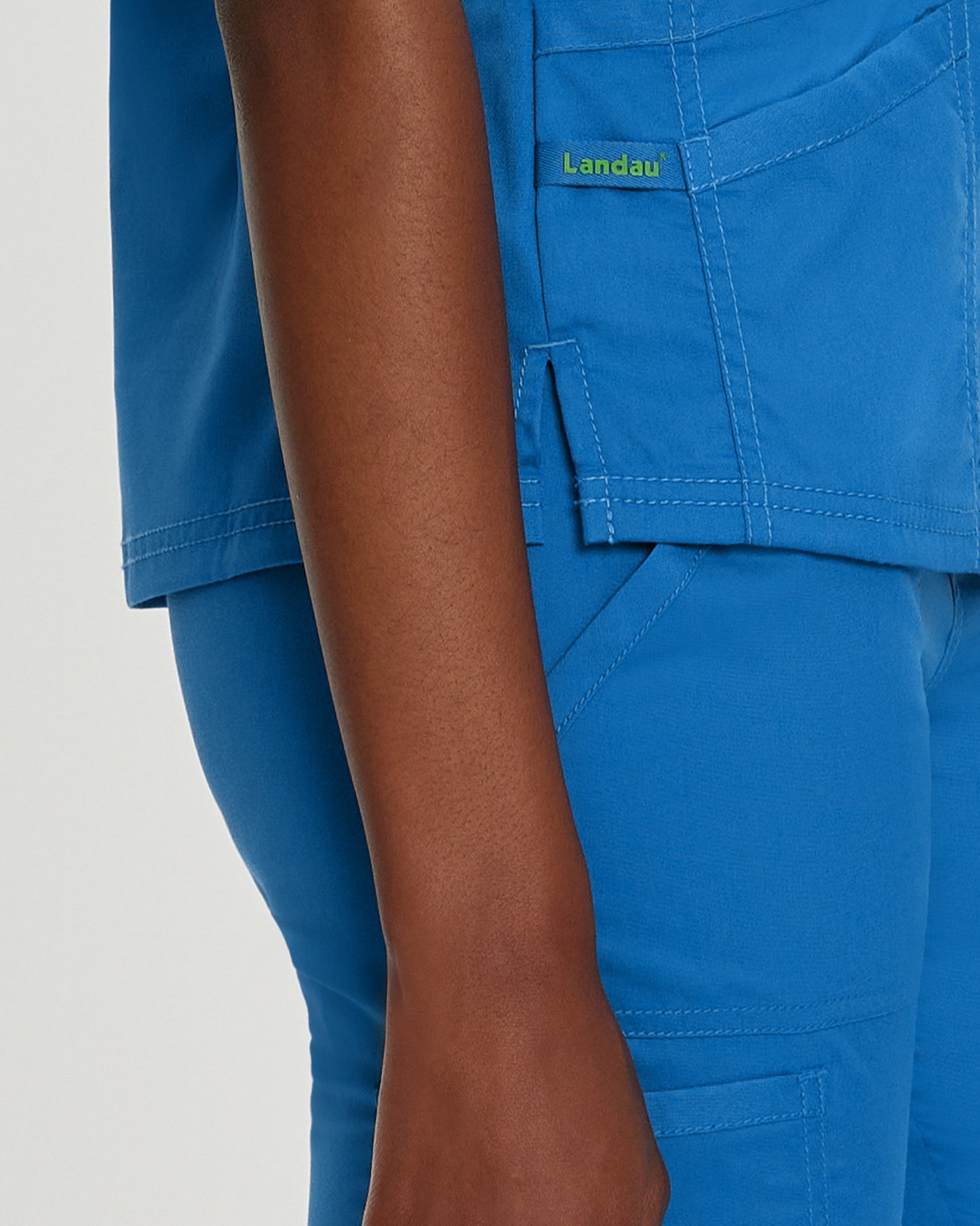 ProFlex 3-Pocket V-Neck Top  | Teal