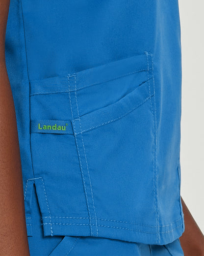 ProFlex 3-Pocket V-Neck Top  | Steel