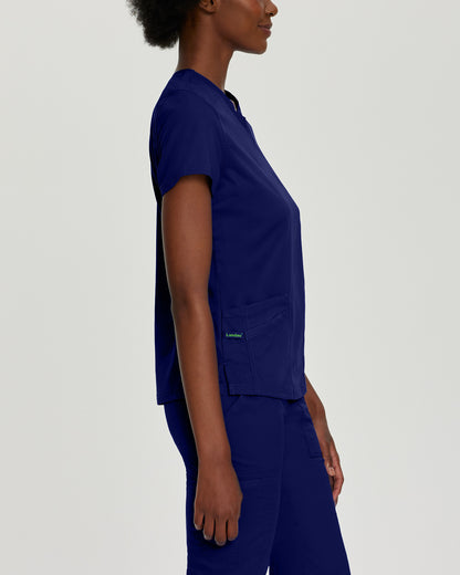 ProFlex 3-Pocket V-Neck Top  | True Navy