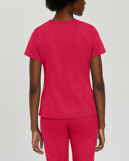 ProFlex 3-Pocket V-Neck Top  | True Red
