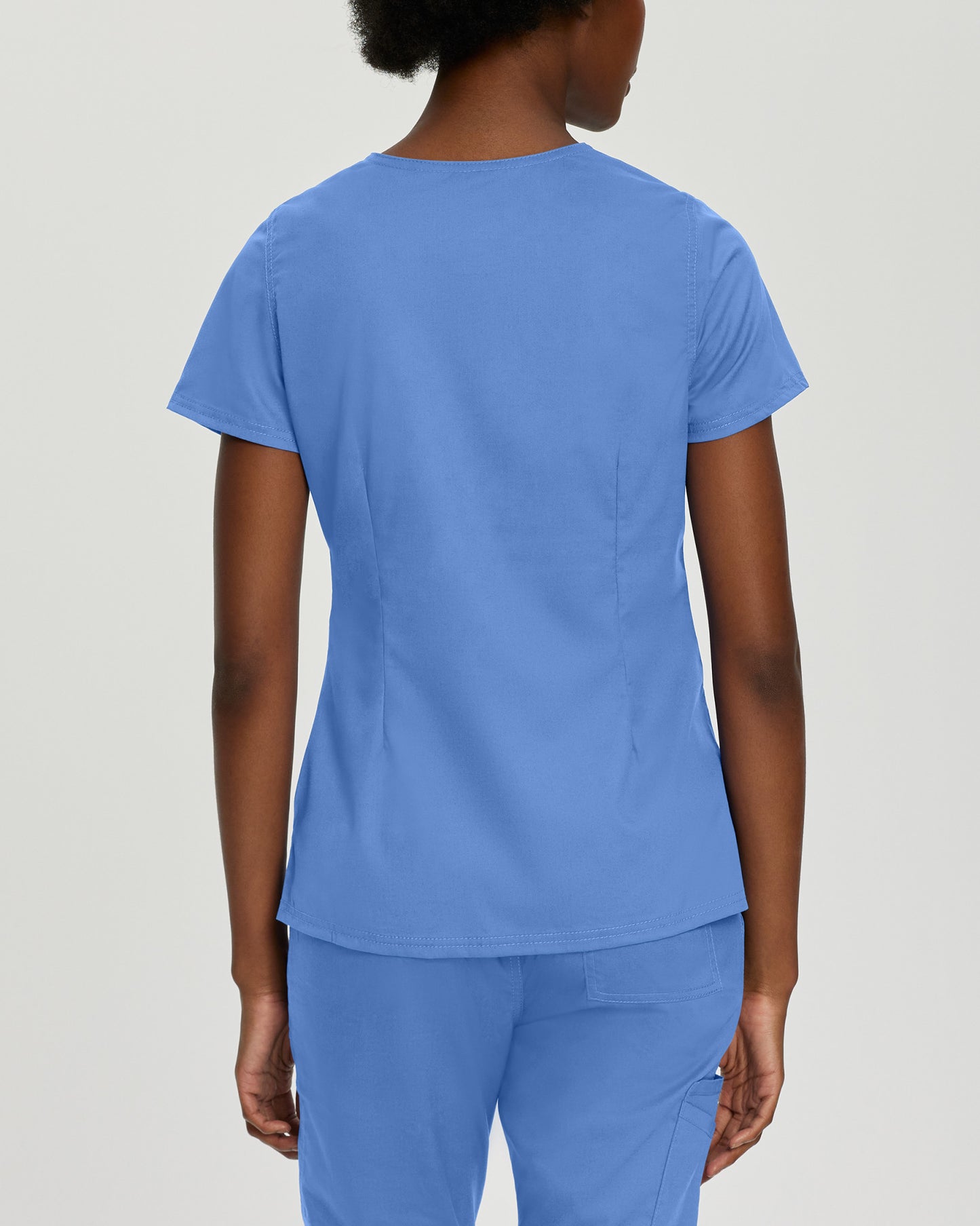 ProFlex 3-Pocket Mock Wrap Neck Top  | Ceil