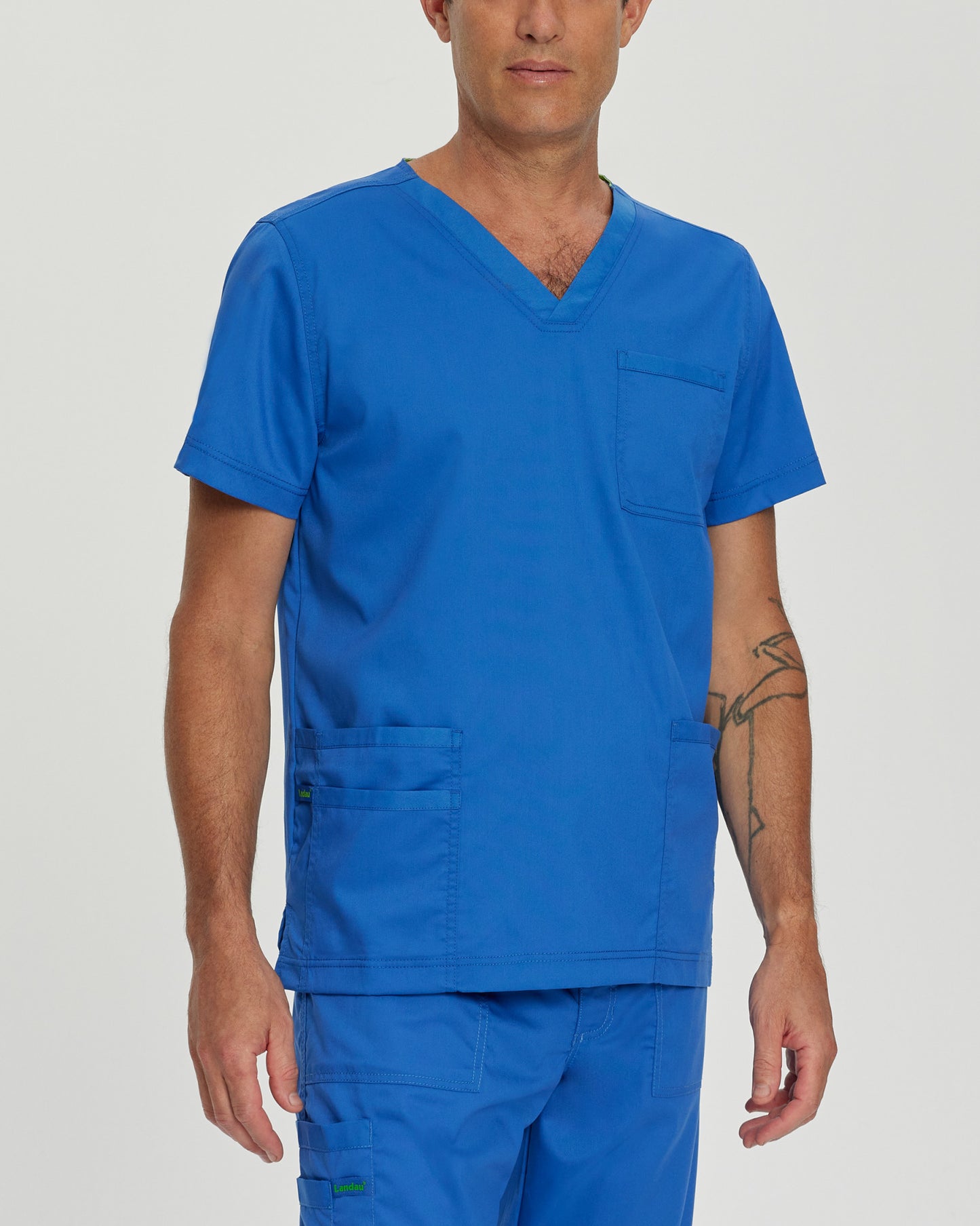 ProFlex 4-Pocket V-Neck Top  | Royal
