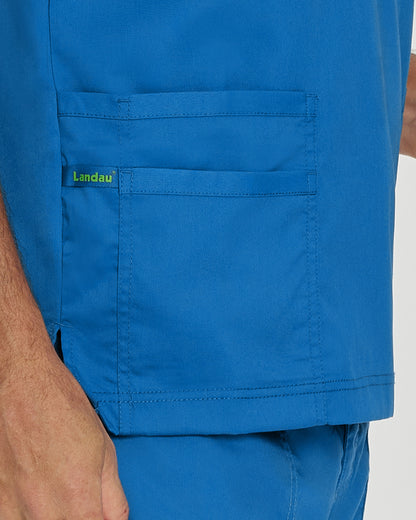 ProFlex 4-Pocket V-Neck Top  | Teal