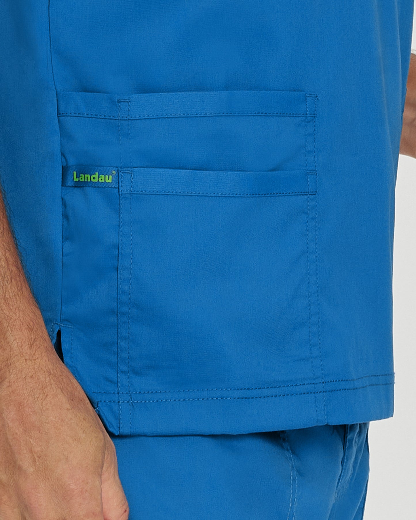 ProFlex 4-Pocket V-Neck Top  | Hunter