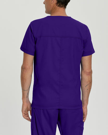 ProFlex 4-Pocket V-Neck Top  | Grape