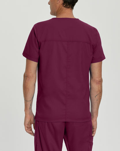 ProFlex 4-Pocket V-Neck Top  | Wine