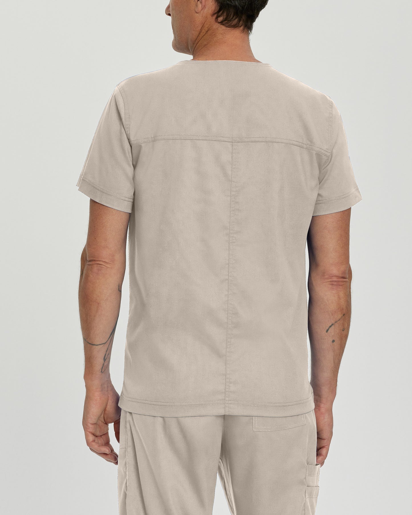 ProFlex 4-Pocket V-Neck Top  | Sandstone