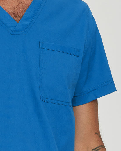 ProFlex 4-Pocket V-Neck Top  | Steel
