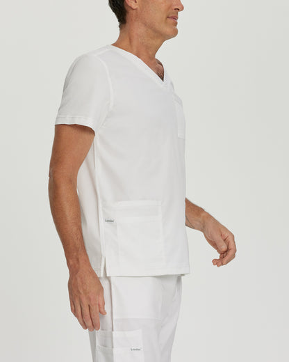 ProFlex 4-Pocket V-Neck Top  | White
