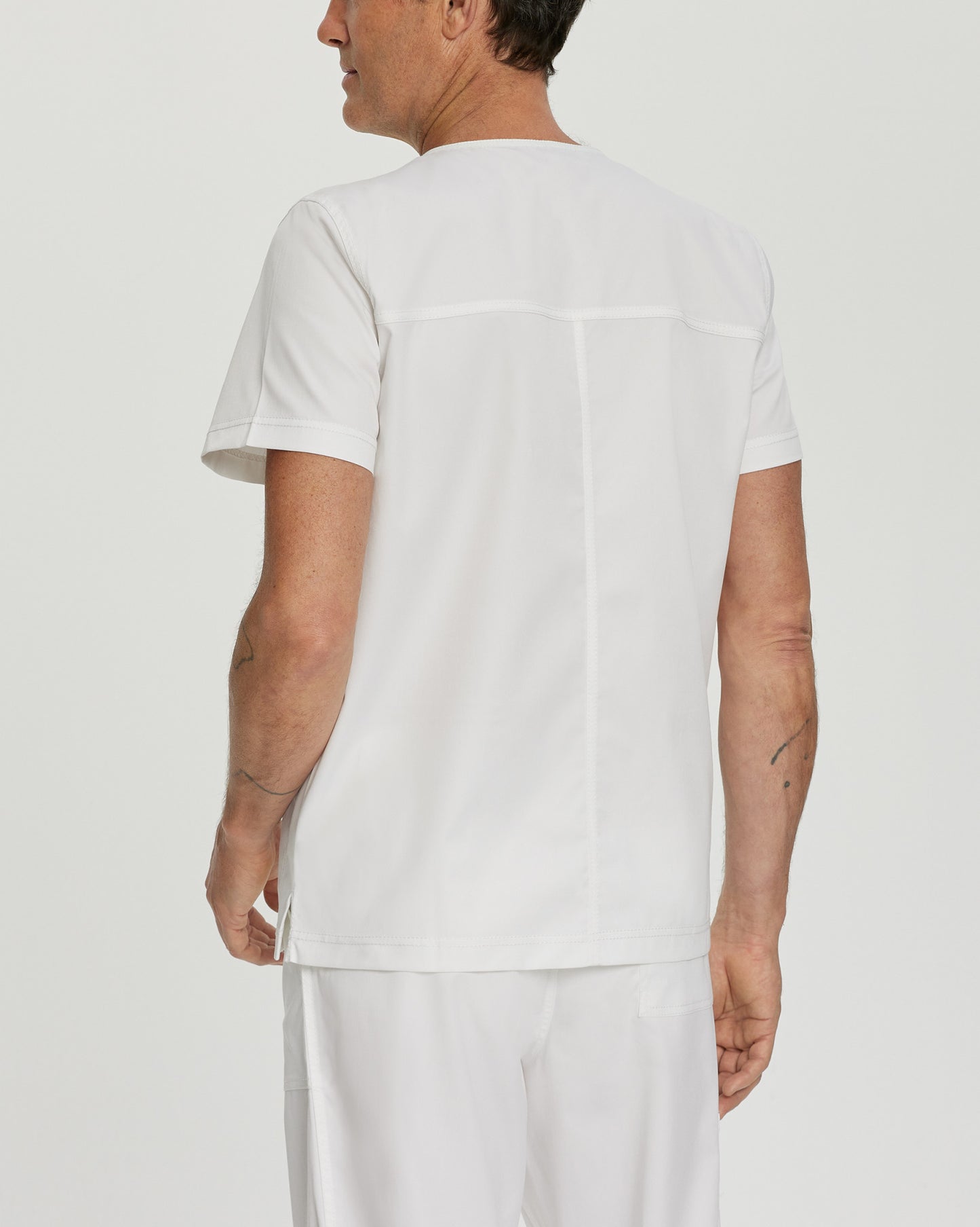 ProFlex 4-Pocket V-Neck Top  | White