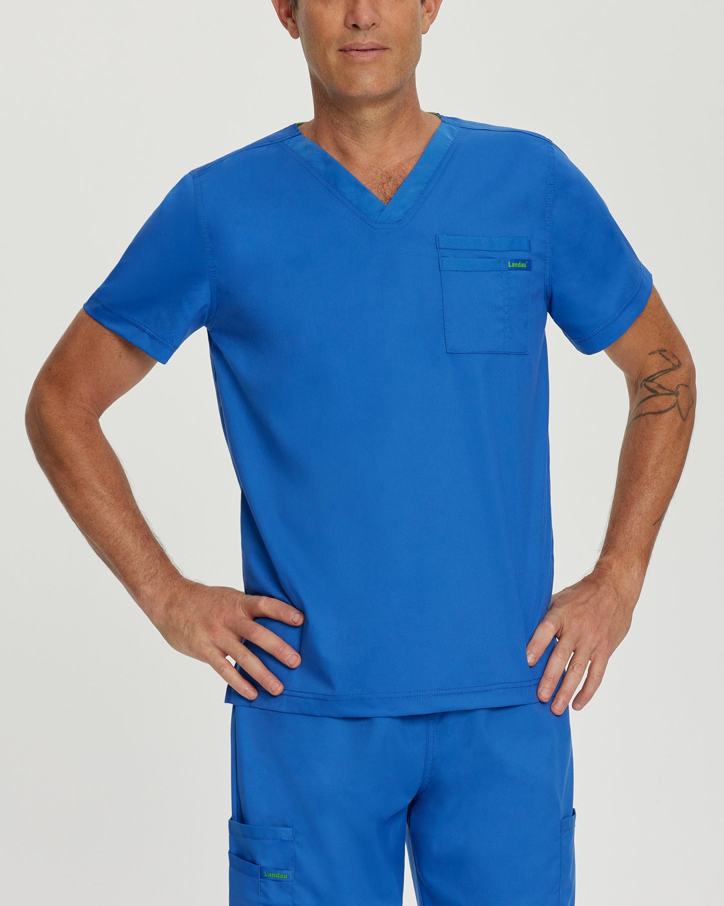 ProFlex 2-Pocket V-Neck Top  | Royal