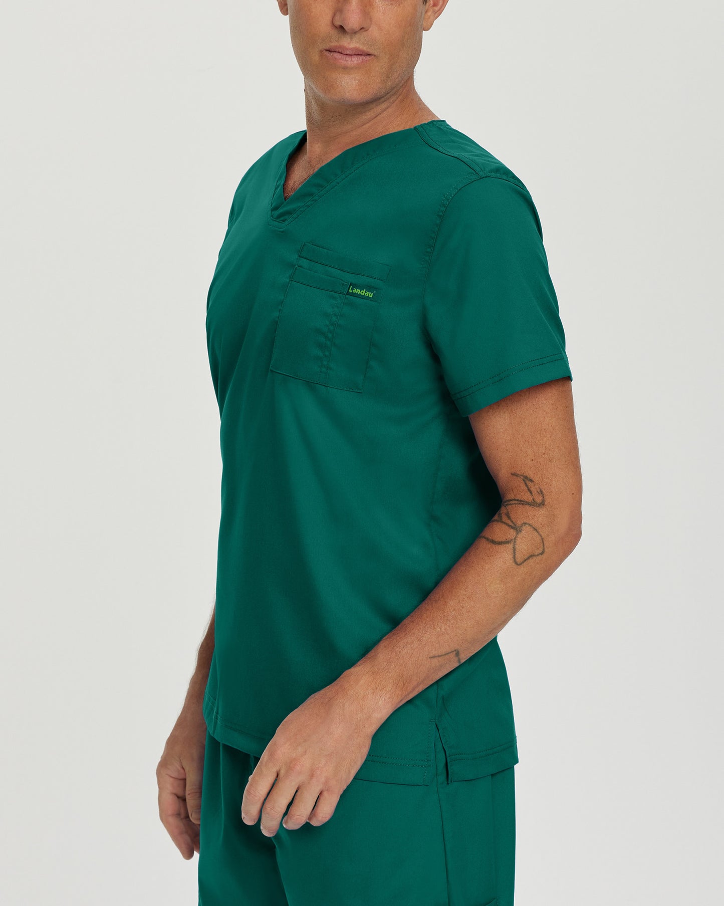 ProFlex 2-Pocket V-Neck Top  | Hunter