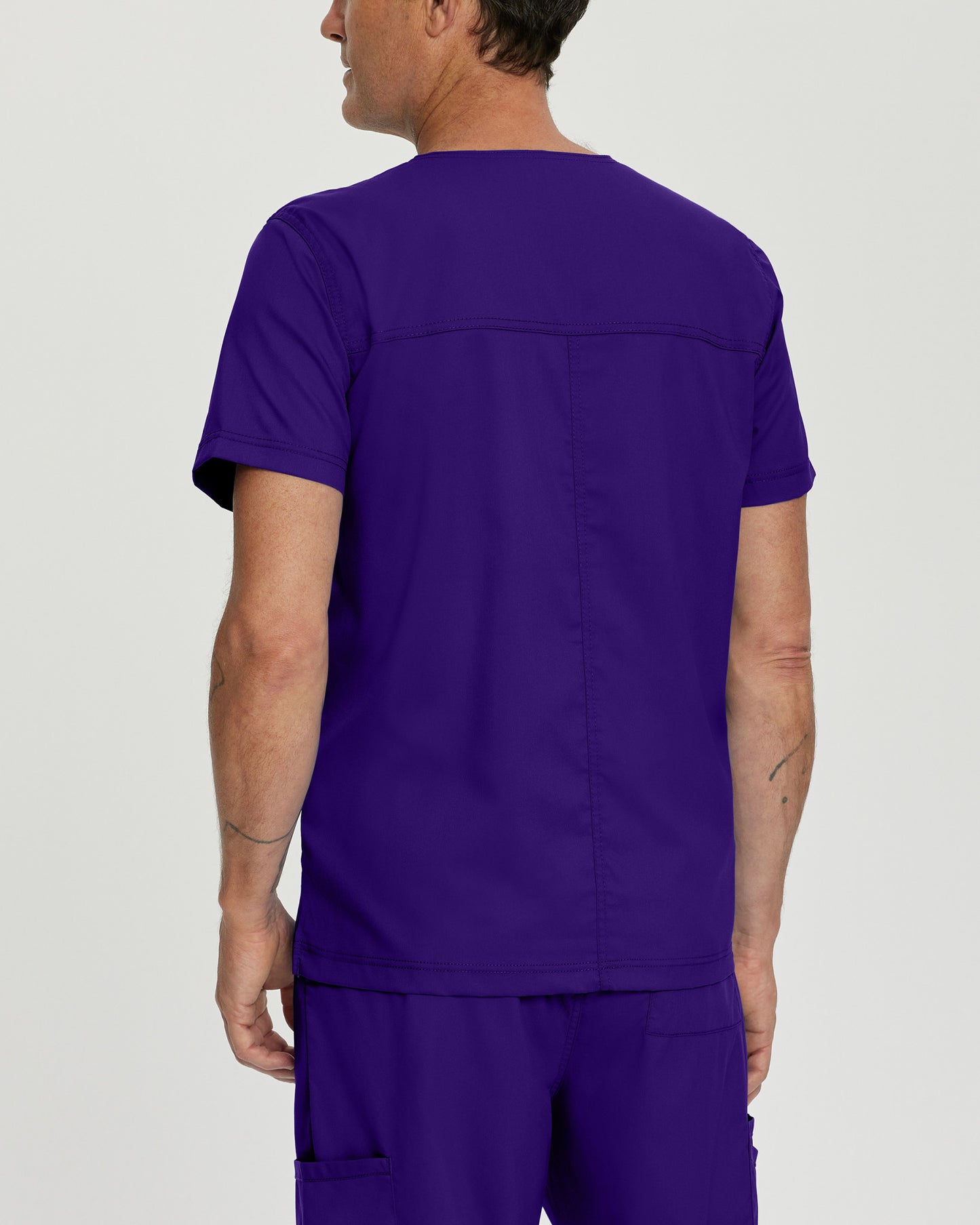 ProFlex 2-Pocket V-Neck Top  | Grape