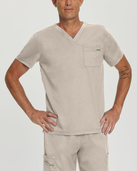 ProFlex 2-Pocket V-Neck Top  | Sandstone