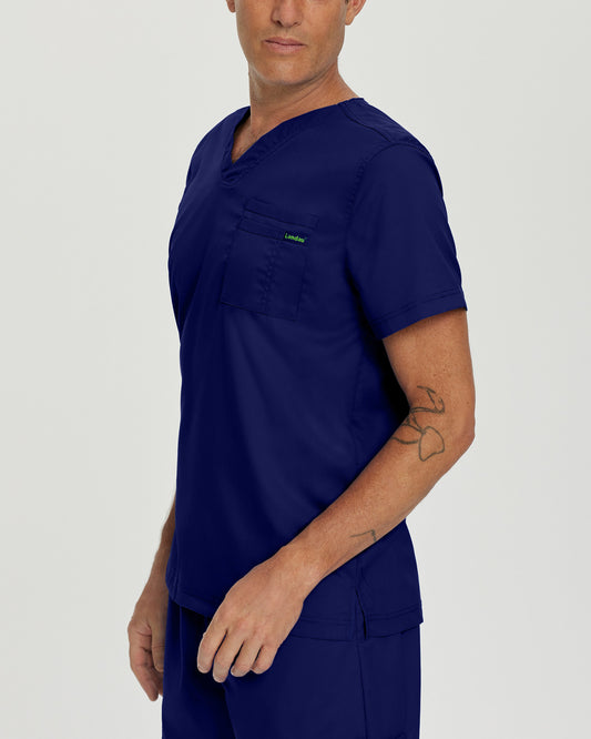ProFlex 2-Pocket V-Neck Top  | True Navy