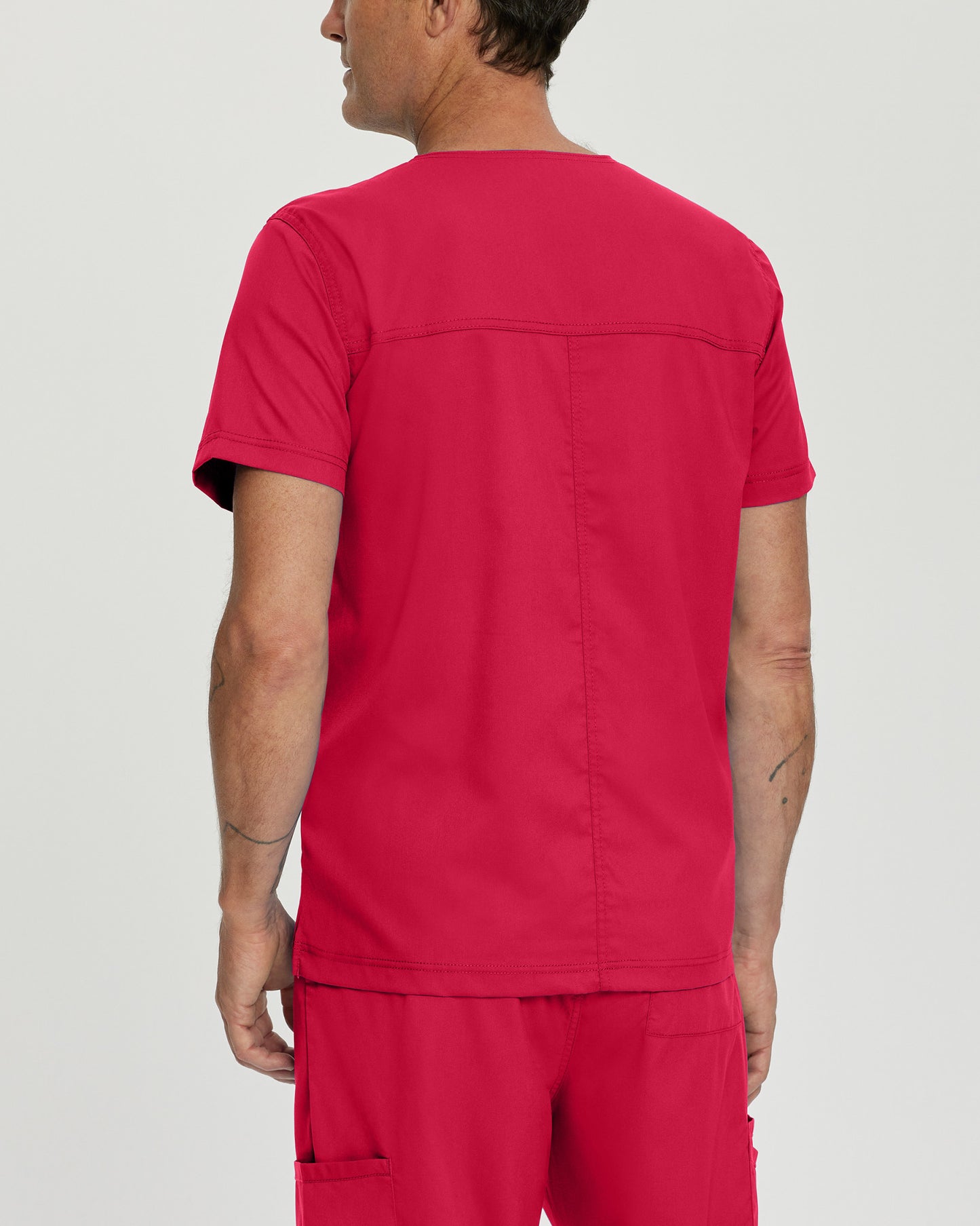 ProFlex 2-Pocket V-Neck Top  | True Red