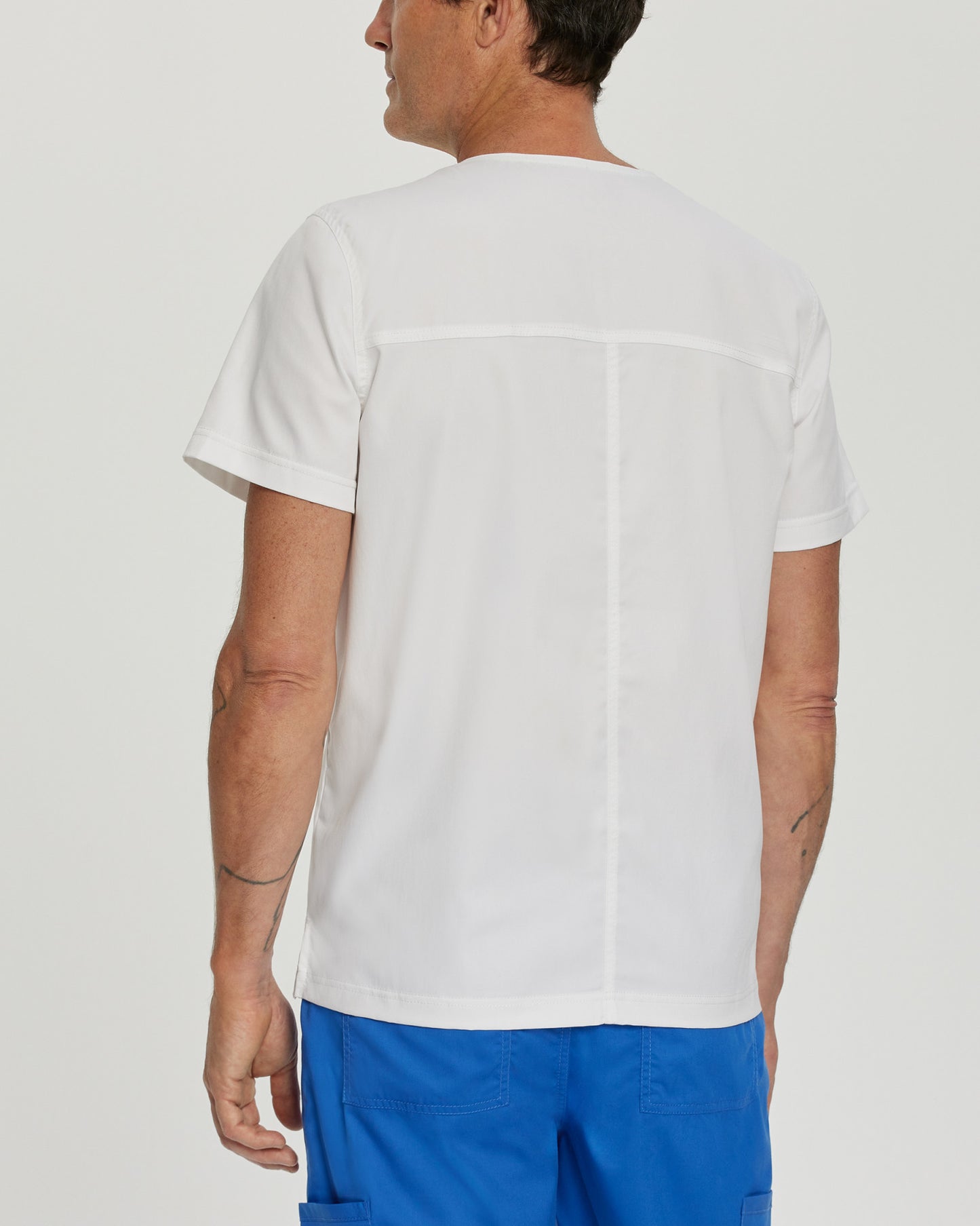 ProFlex 2-Pocket V-Neck Top  | White