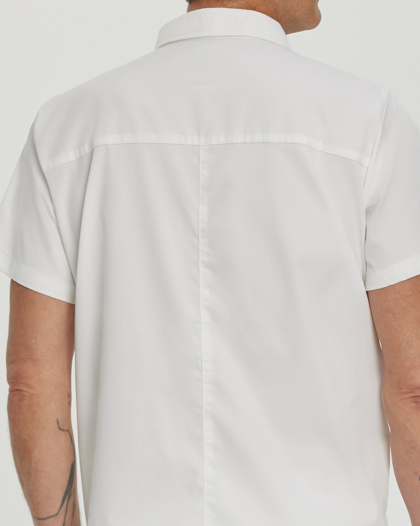 ProFlex 6-Pocket Notch Collar Top  | White