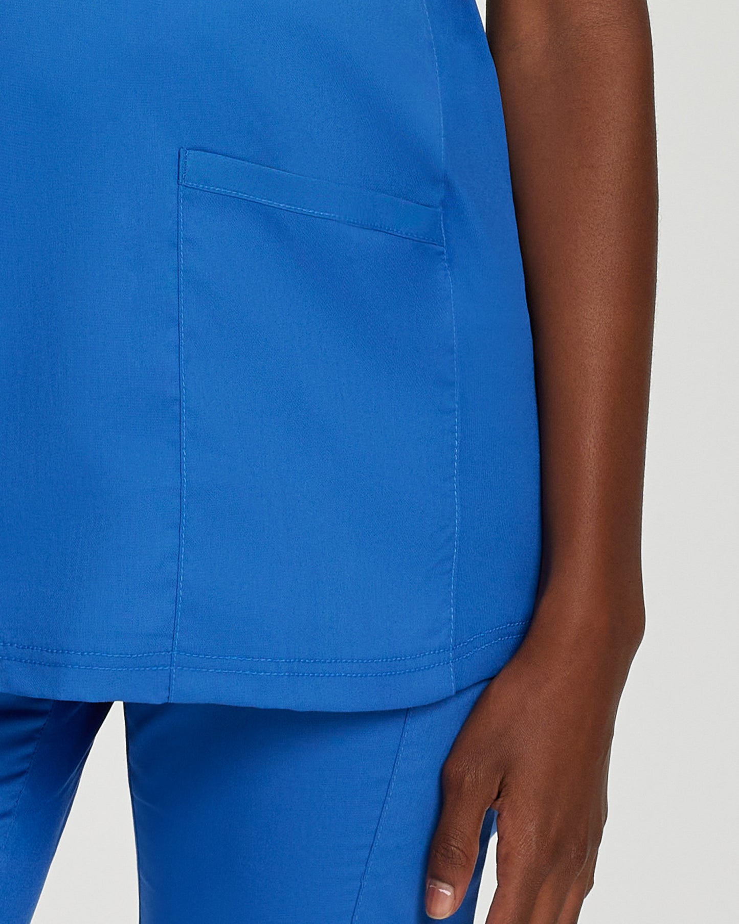 ProFlex 3-Pocket V-Neck Maternity Top  | Royal