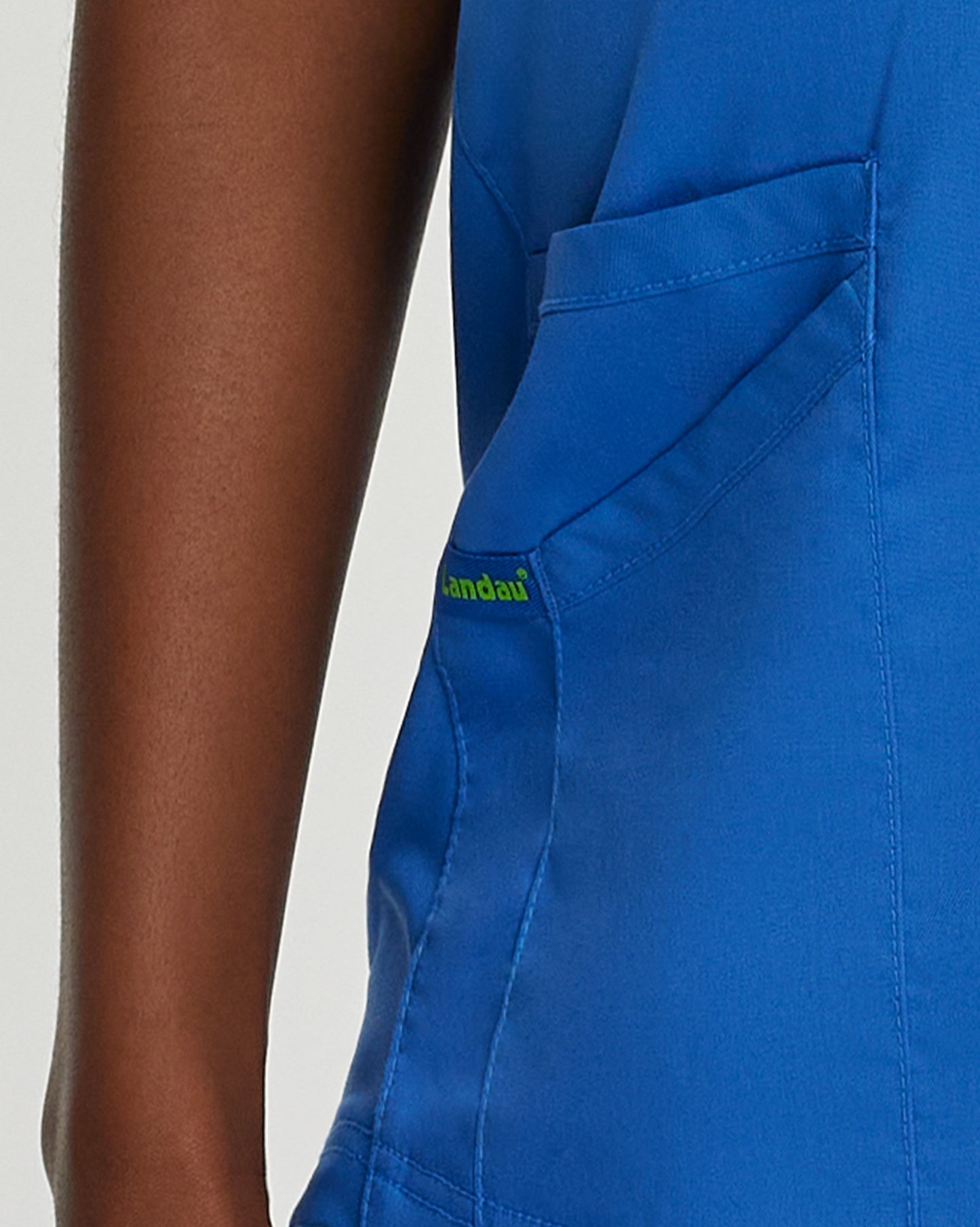 ProFlex 3-Pocket V-Neck Maternity Top  | Royal