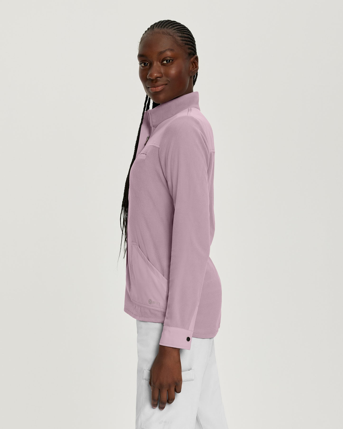 FIT 3-Pocket Warm-Up Jacket  | Mauve Shadows