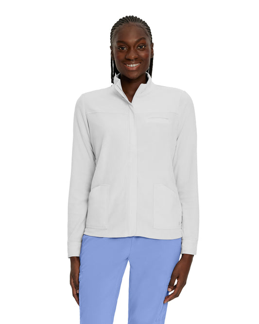 FIT 3-Pocket Warm-Up Jacket  | White