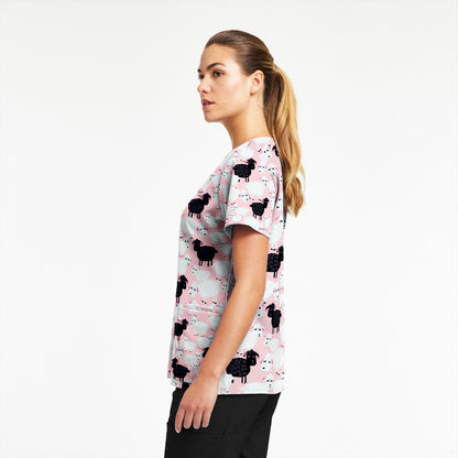 3-Pocket V-Neck Top  | Baa Baa Black Sheep