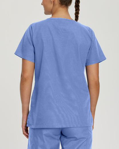 Scrub Zone 3-Pocket V-Neck Top  | Ceil